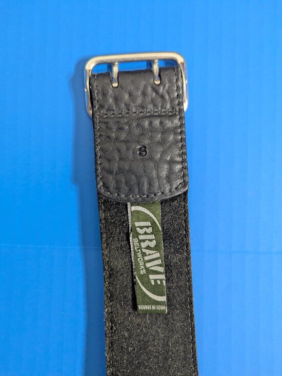 Brave Leather Italian Pebbled Leather Belt